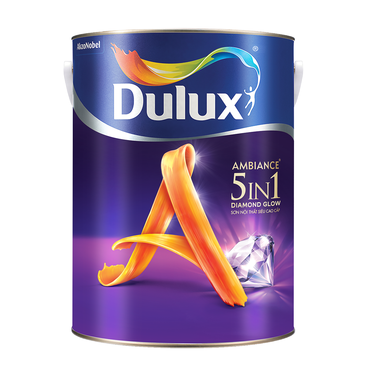 Sơn nội thất Dulux siêu bóng 5in1 Ambiance Diamond Glow