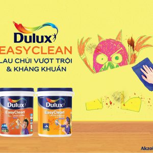 Sơn nội thất Dulux EasyClean dễ dàng lau chùi (mờ)