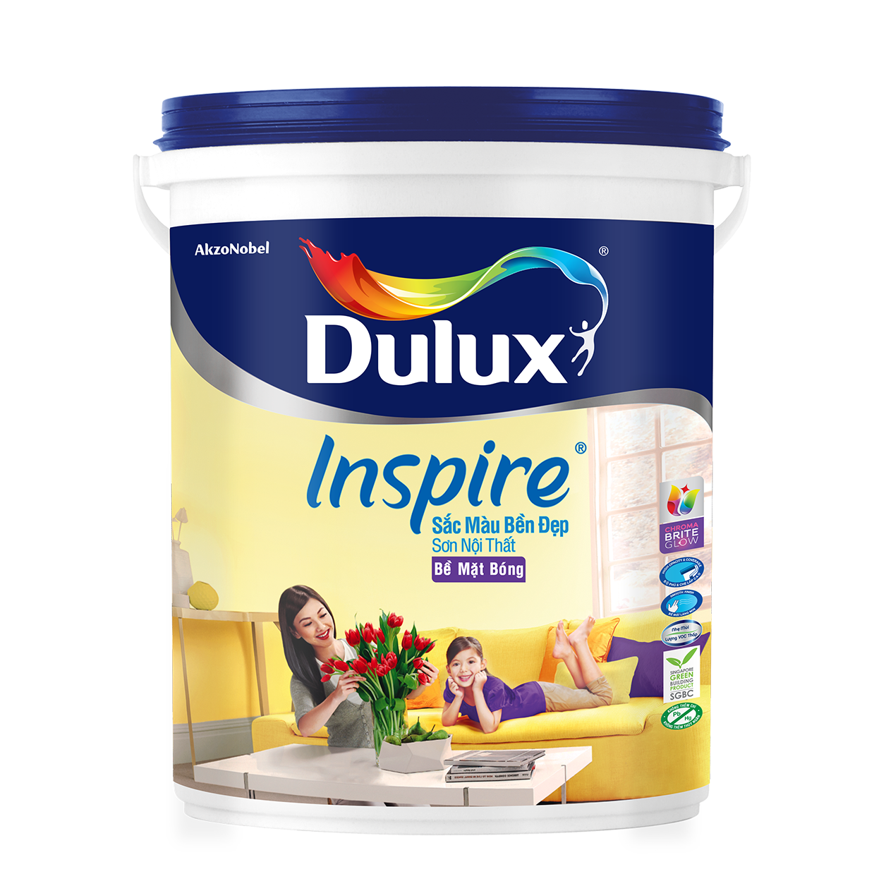 Sơn nội thất Dulux Inspire – bề mặt mờ