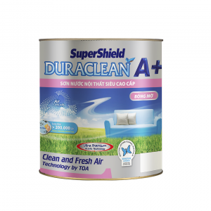 Sơn nước nội thất siêu cao cấp SUPERSHIELD DURACLEAN A+ bóng mờ