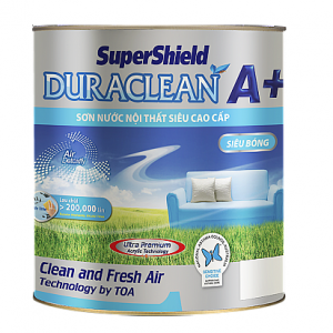 Sơn nước nội thất cao cấp SUPERSHIELD DURACLEAN A+ siêu bóng